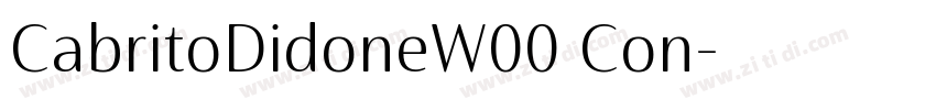 CabritoDidoneW00 Con字体转换
